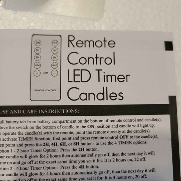 Highgate Manor NEW 3 Remote Control Ivory LED Candles - Picture 6 of 10